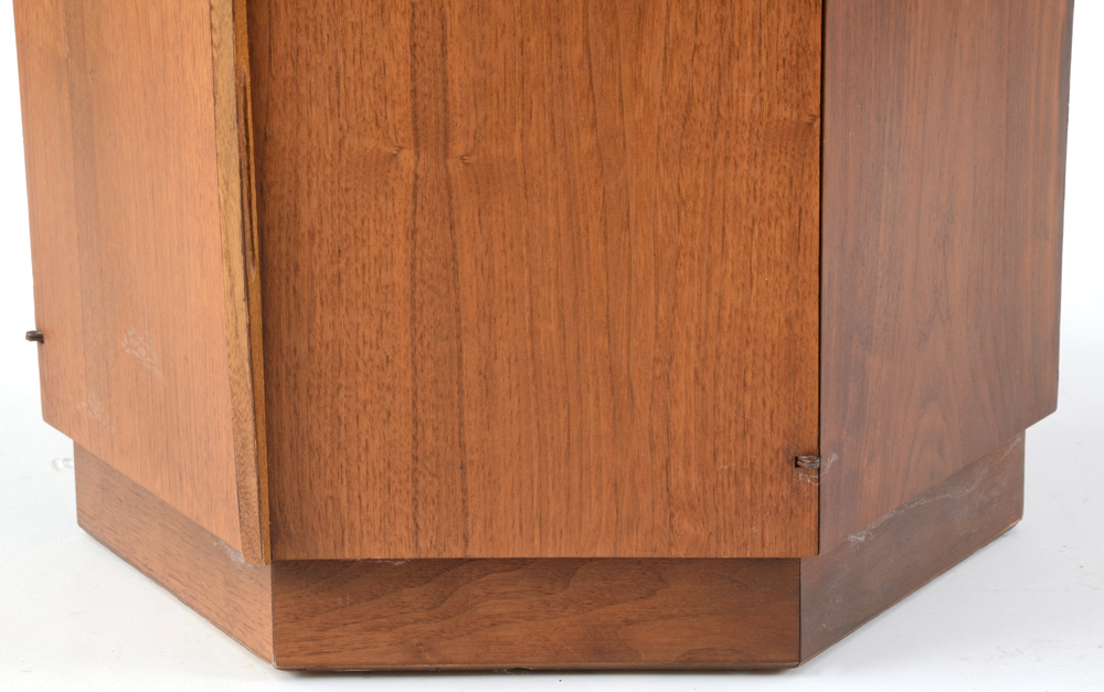 Walnut End Table with Storage by Lane