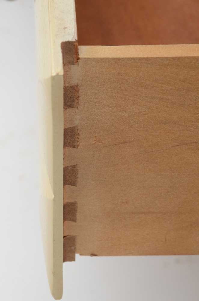 Mid Century Modern Blonde Nightstands