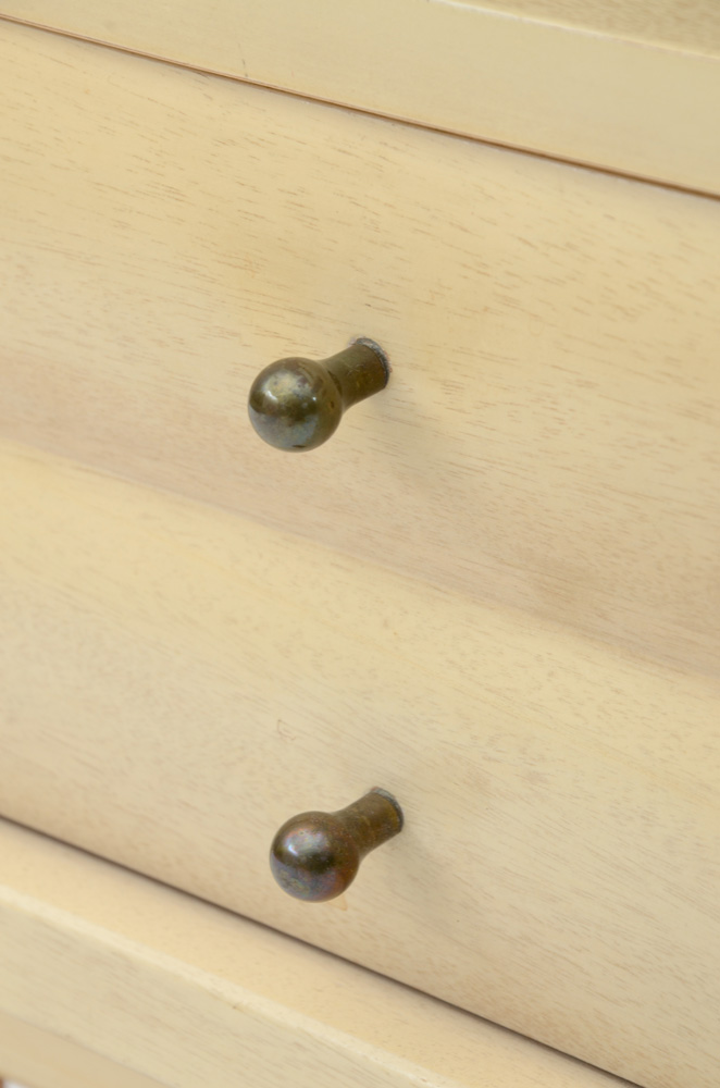 Mid Century Modern Blonde Nightstands