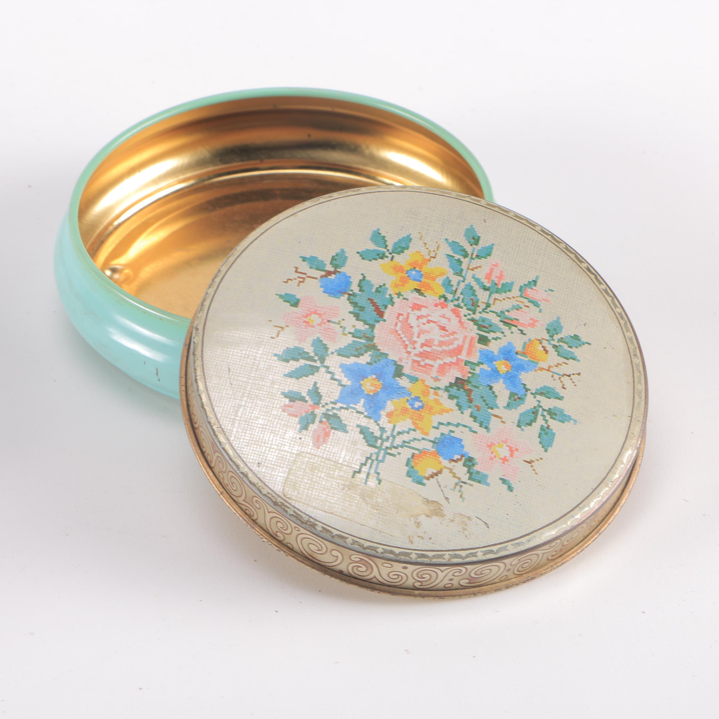 Vintage Perfume Bottles and Tin Boxes