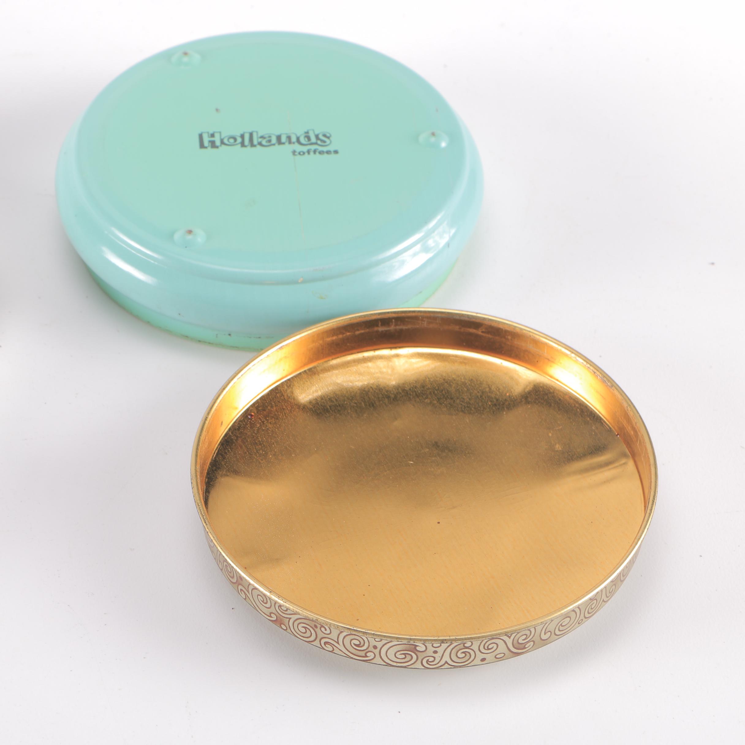 Vintage Perfume Bottles and Tin Boxes