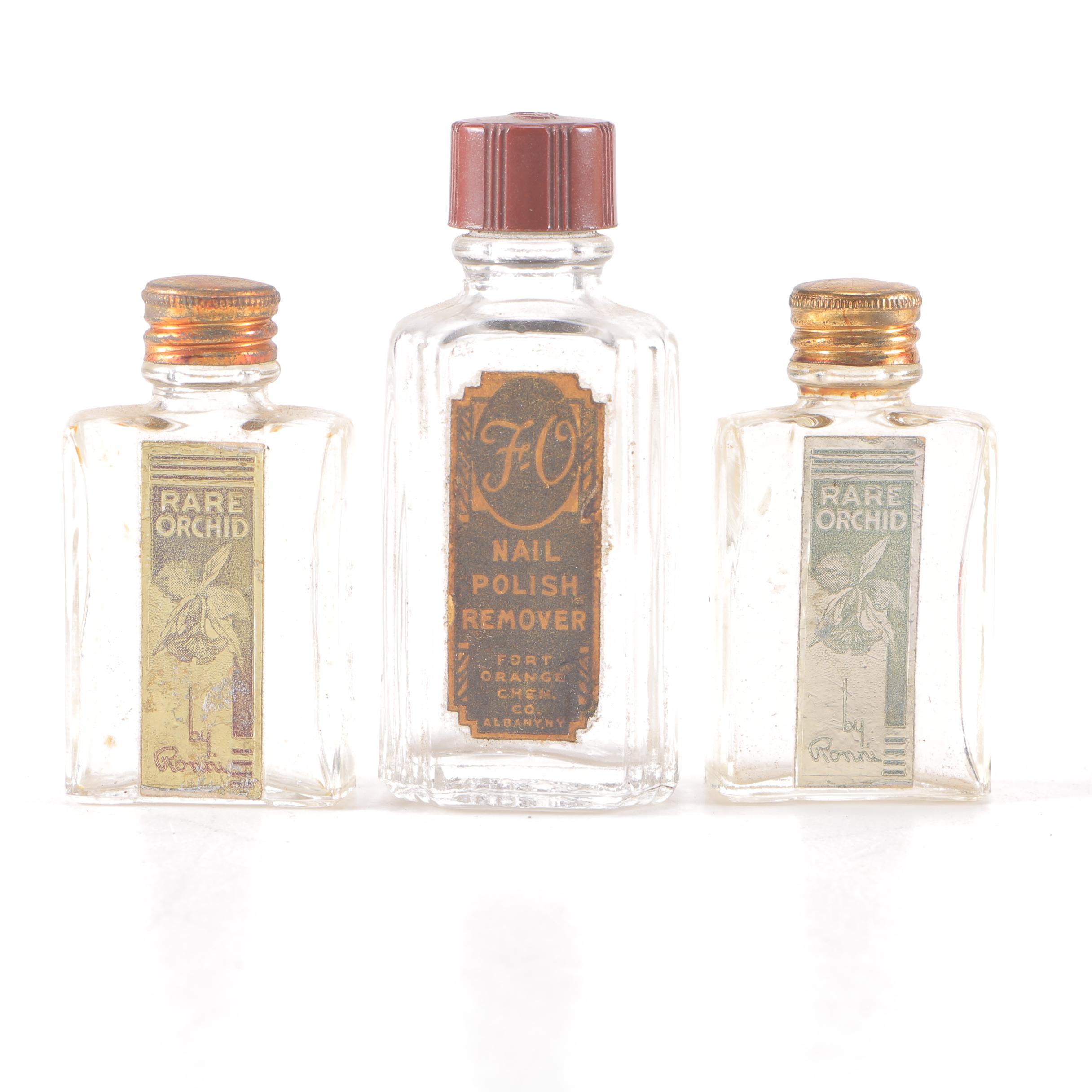 Vintage Perfume Bottles and Tin Boxes