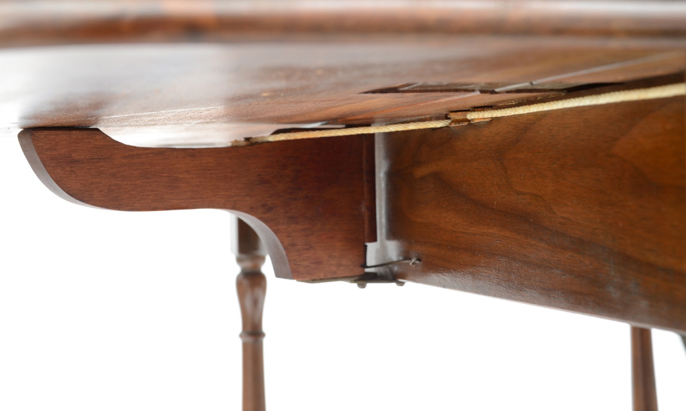 Vintage Wooden Tea Cart with Glass Tray Top