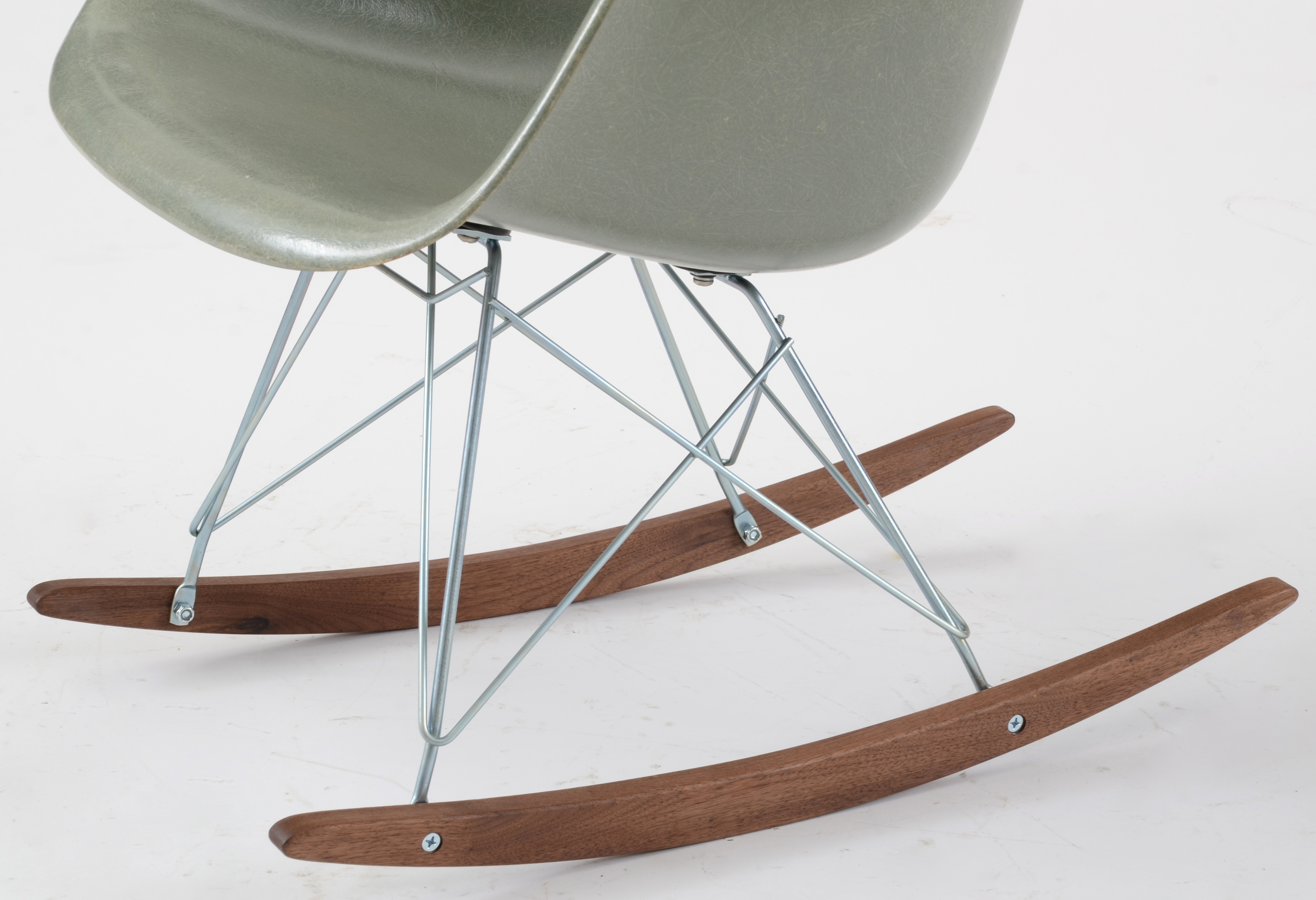 Herman Miller Fiberglass Shell Rocking Chair