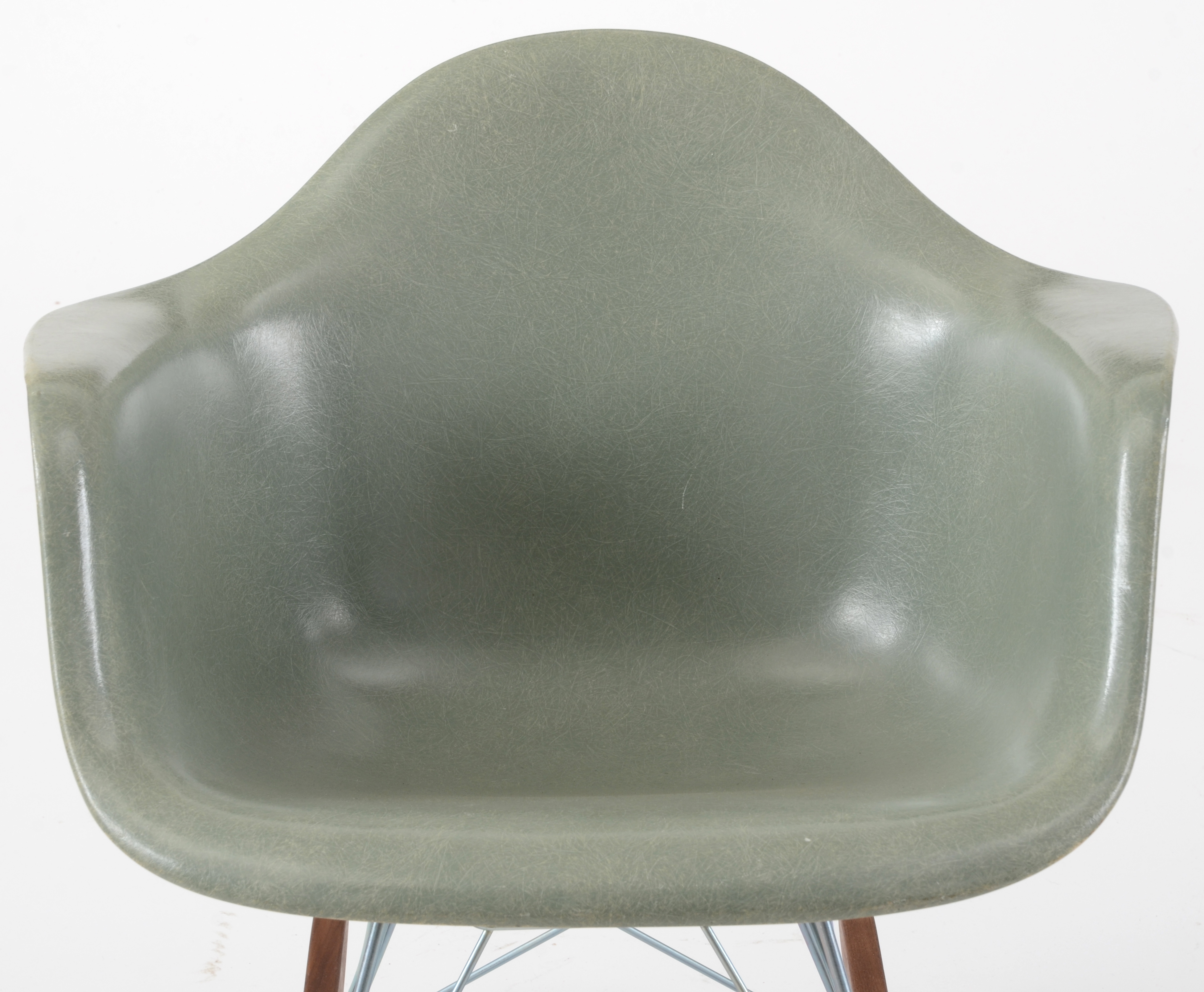 Herman Miller Fiberglass Shell Rocking Chair