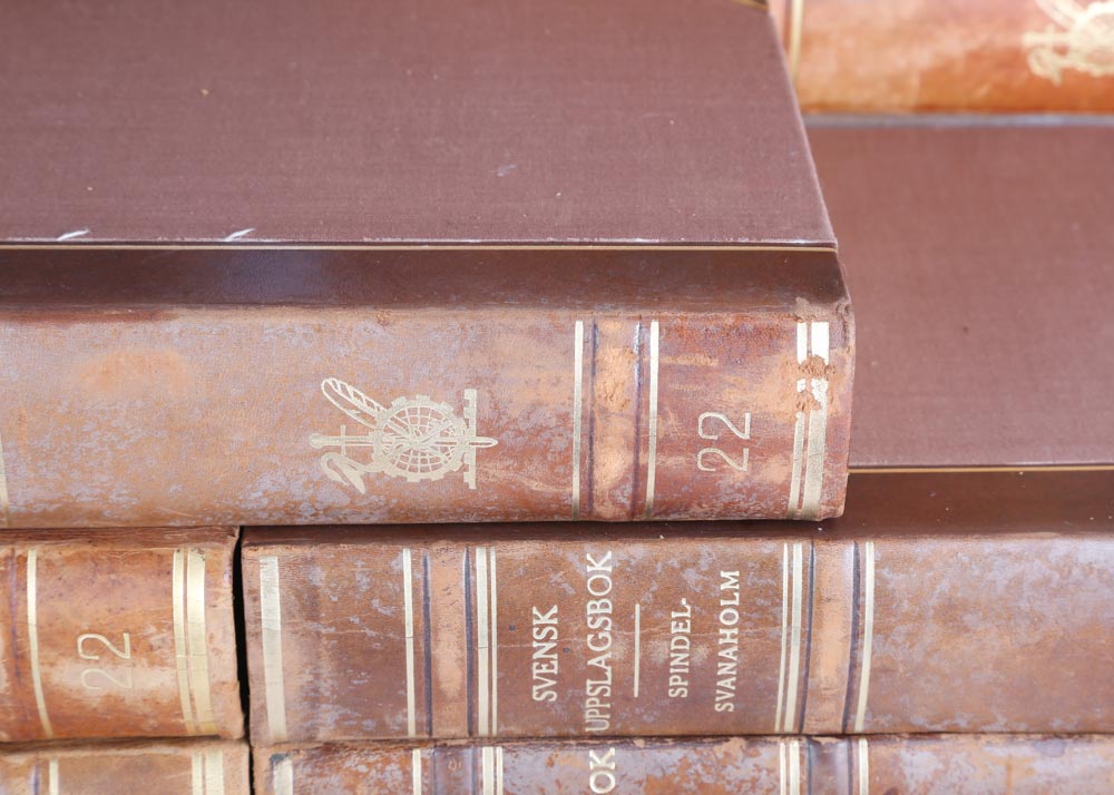 Vintage "Svensk Uppslagsbok" Swedish Encyclopedias