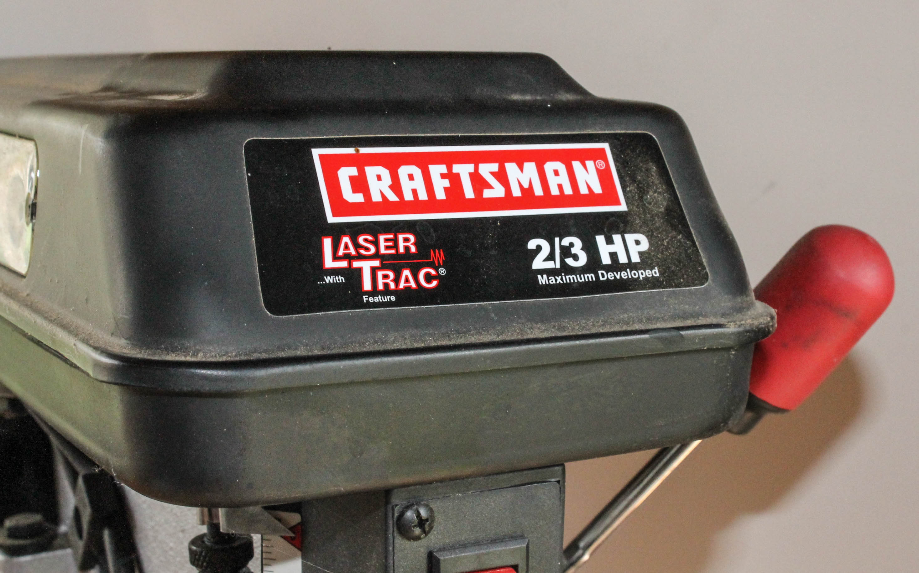 Craftsman 2/3 HP Drill Press with Laser Trac