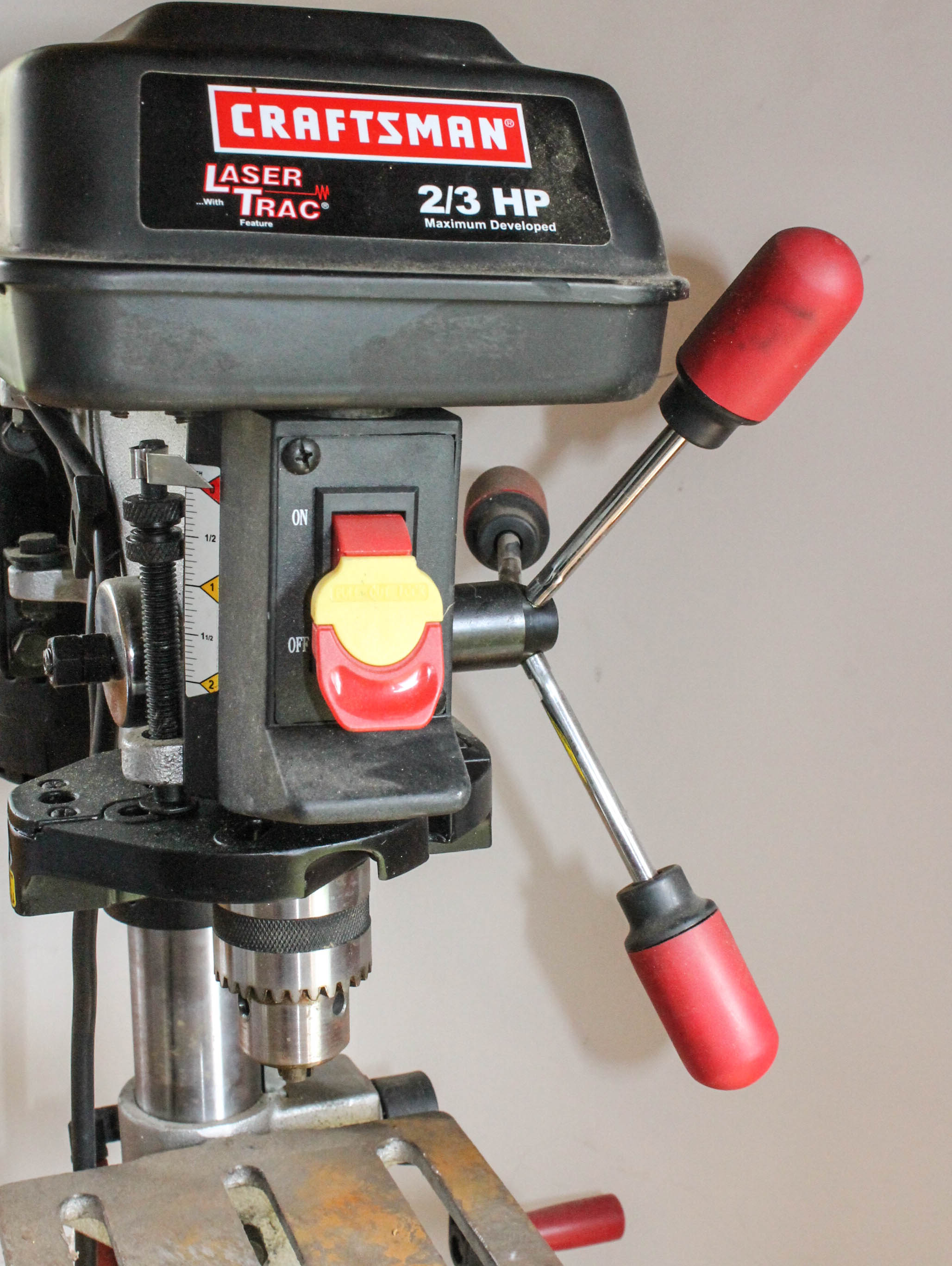 Craftsman 2/3 HP Drill Press with Laser Trac