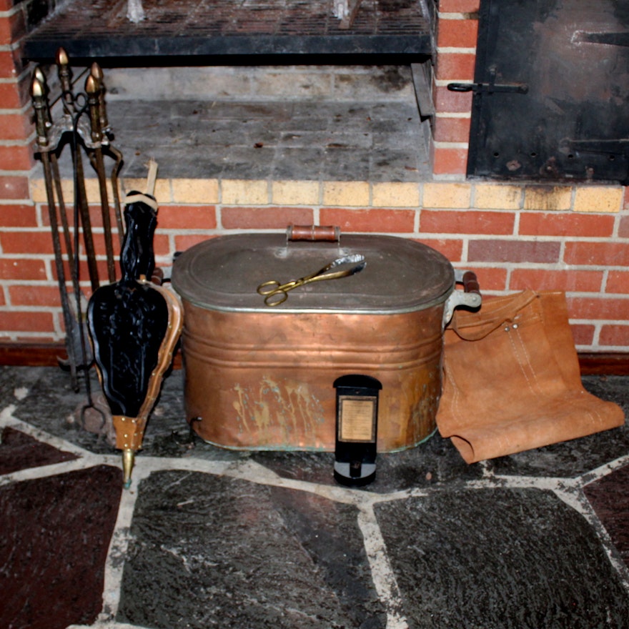Vintage and Antique Fireplace Tools and Accessories