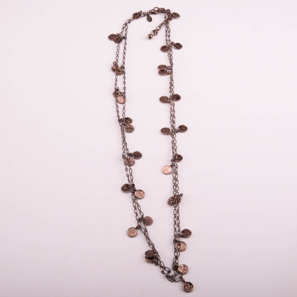 Collection of Red, Orange, and Brown Beaded Fashion Jewelry