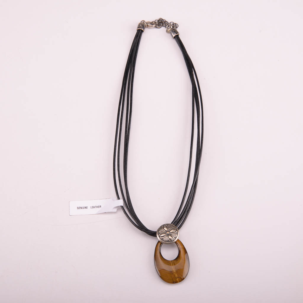 Collection of Red, Orange, and Brown Beaded Fashion Jewelry