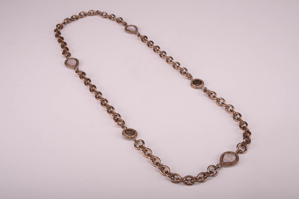 Collection of Red, Orange, and Brown Beaded Fashion Jewelry