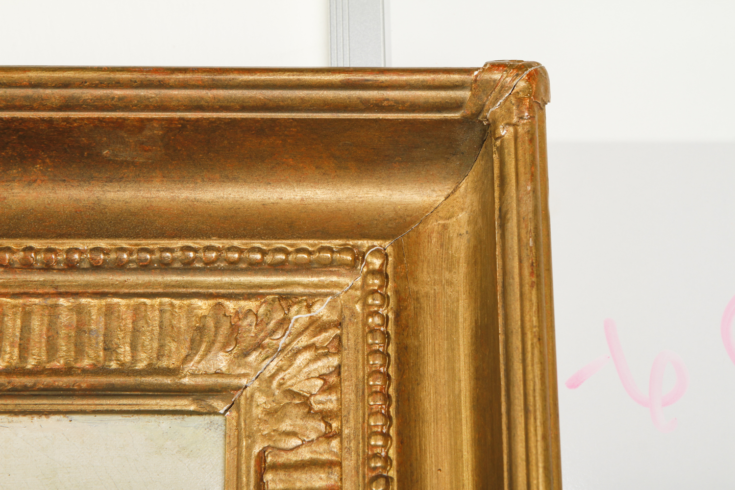 George William Mote 1881 Oil Painting on Canvas of an English Landscape