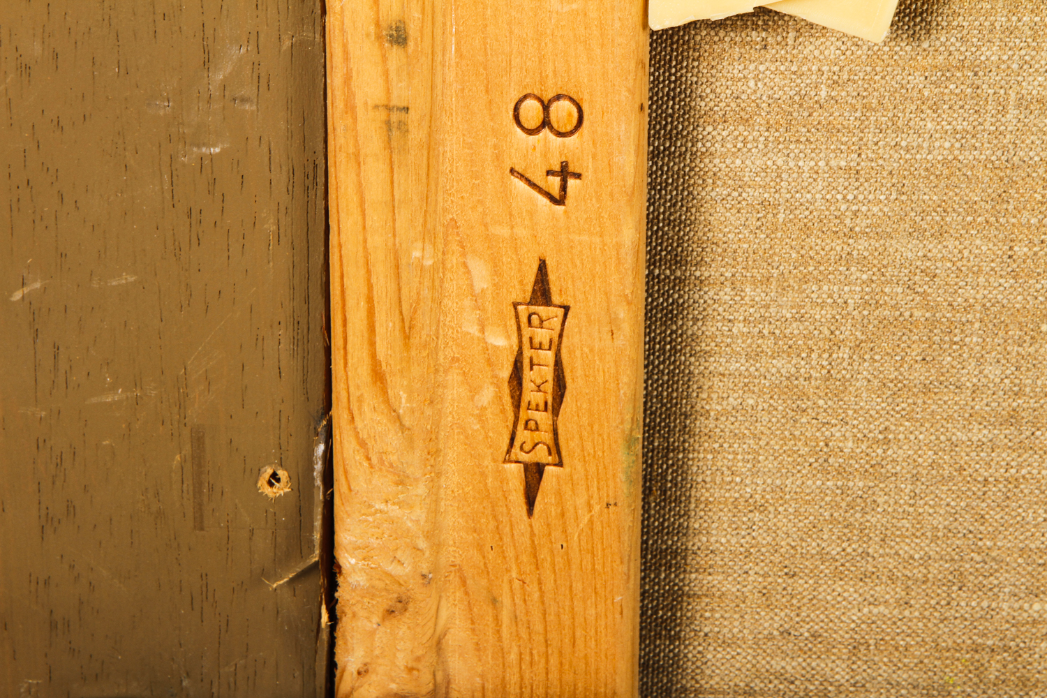 Thorvald Hagedorn-Olsen Oil Painting on Canvas "Model by the Window"