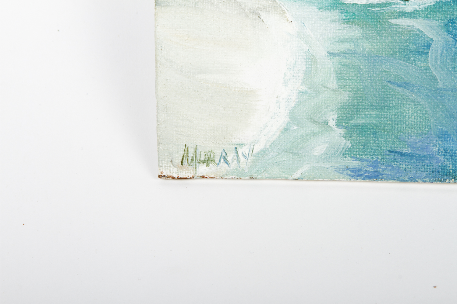 Kathleen Murray Oil Painting on Canvas Board "Big Sur Sunset"