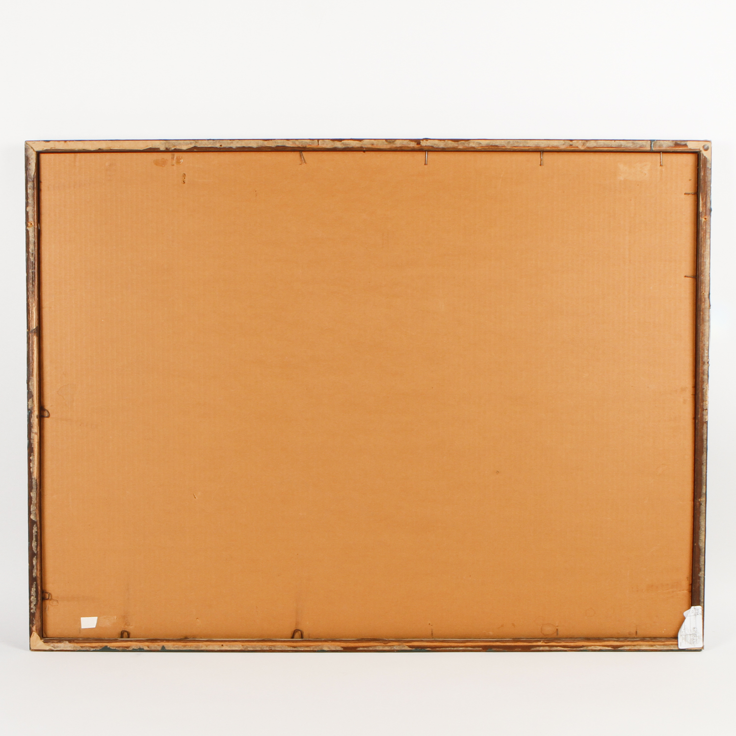 K. Koch Acrylic Painting On Board "Figures on a Balcony"