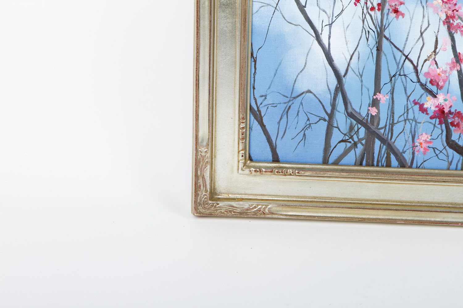 Kathy Sharpe Oil Painting on Canvas Board "Early Spring"