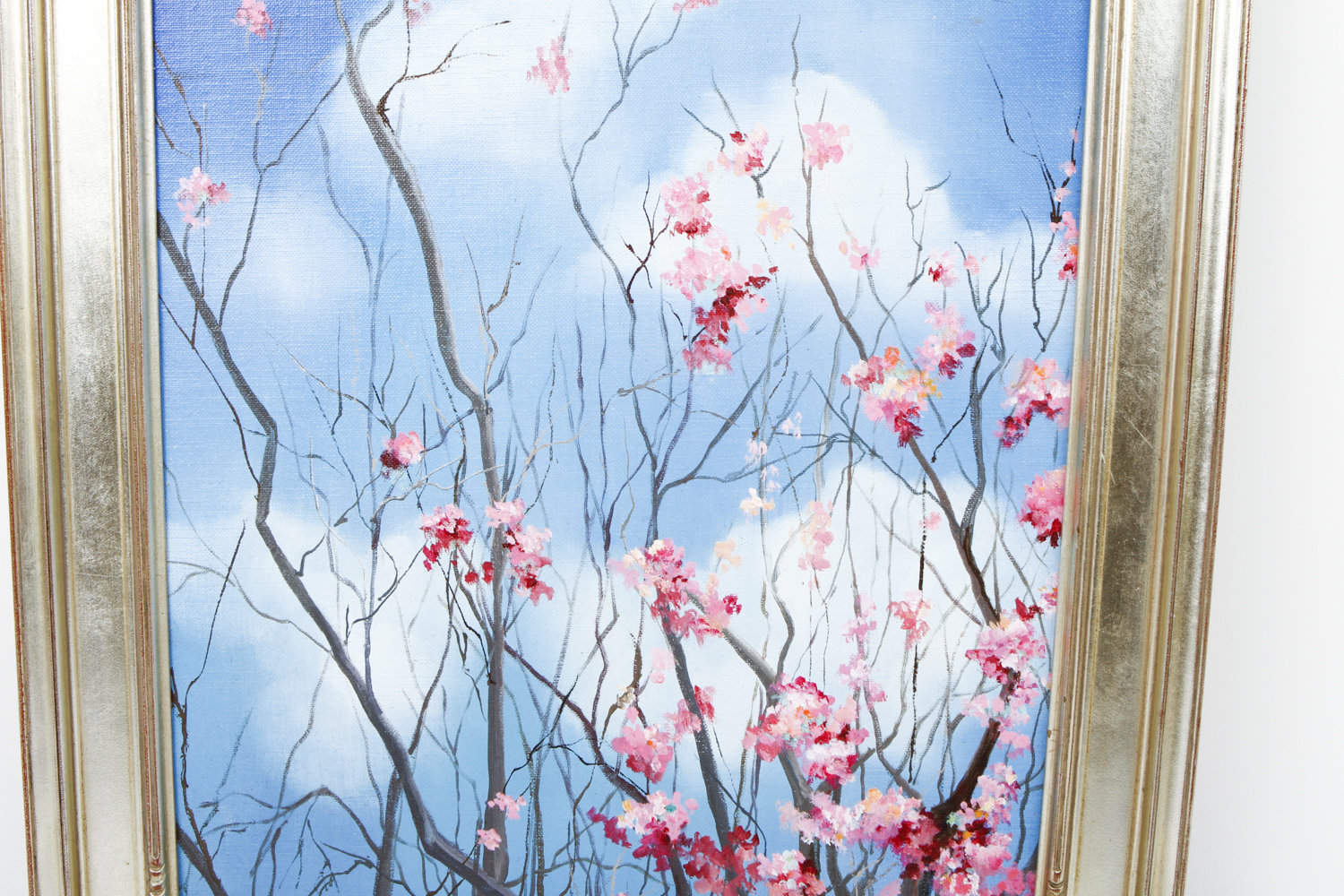 Kathy Sharpe Oil Painting on Canvas Board "Early Spring"