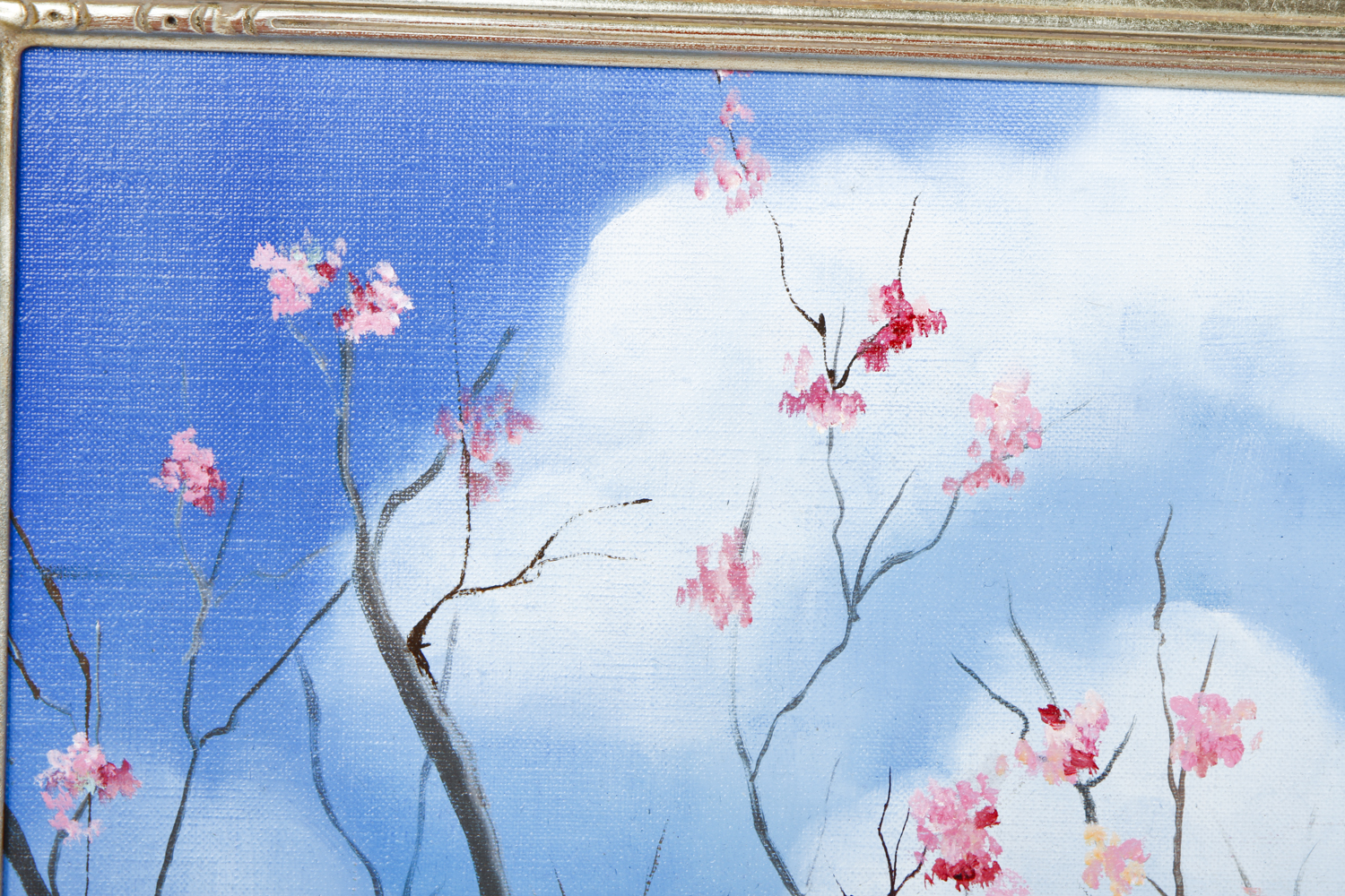 Kathy Sharpe Oil Painting on Canvas Board "Early Spring"