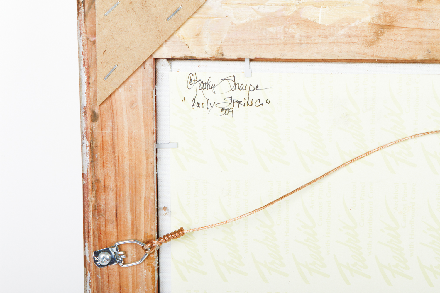 Kathy Sharpe Oil Painting on Canvas Board "Early Spring"