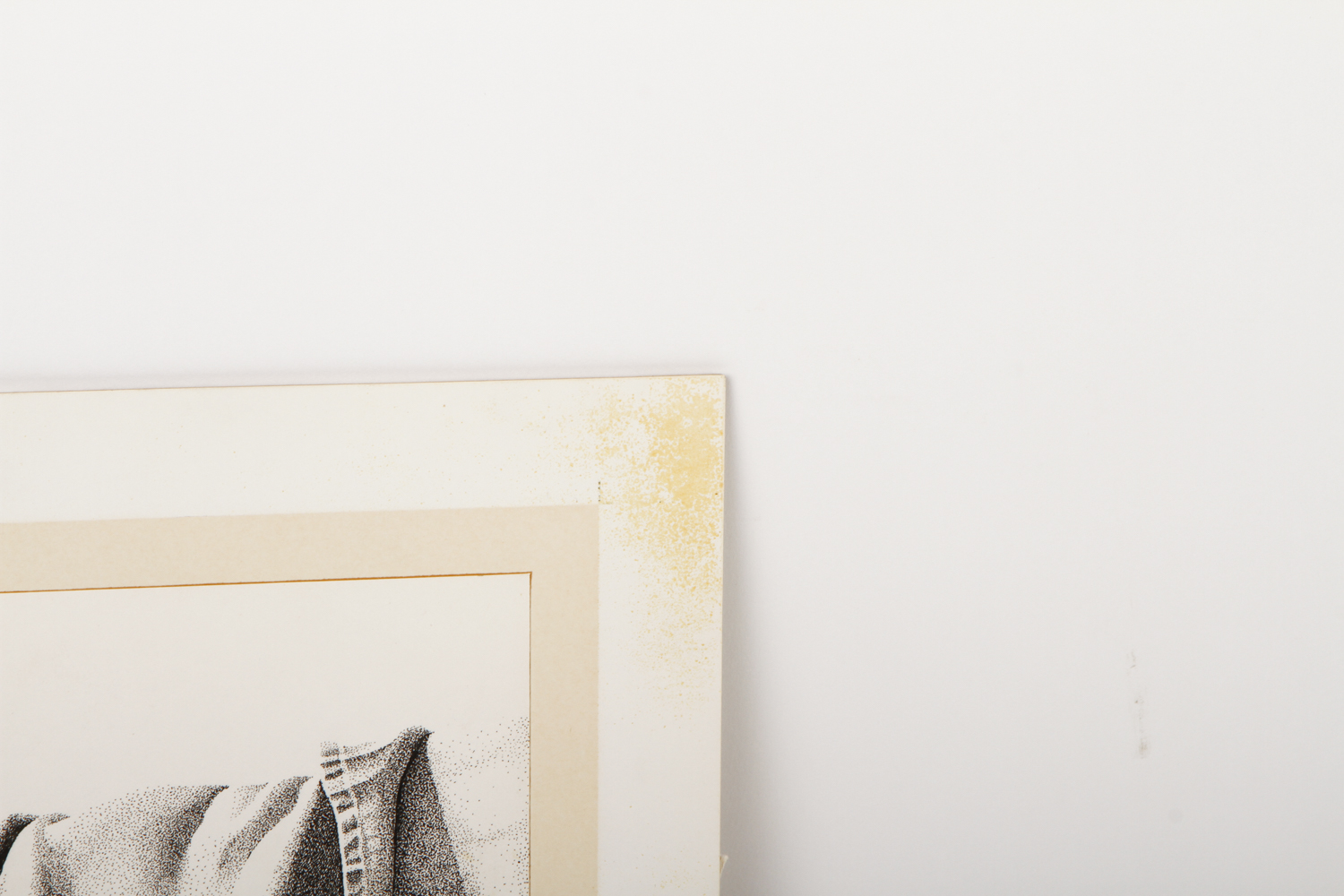 MacDougall Pen and Ink Drawing on Paper "Still Life with Towels"