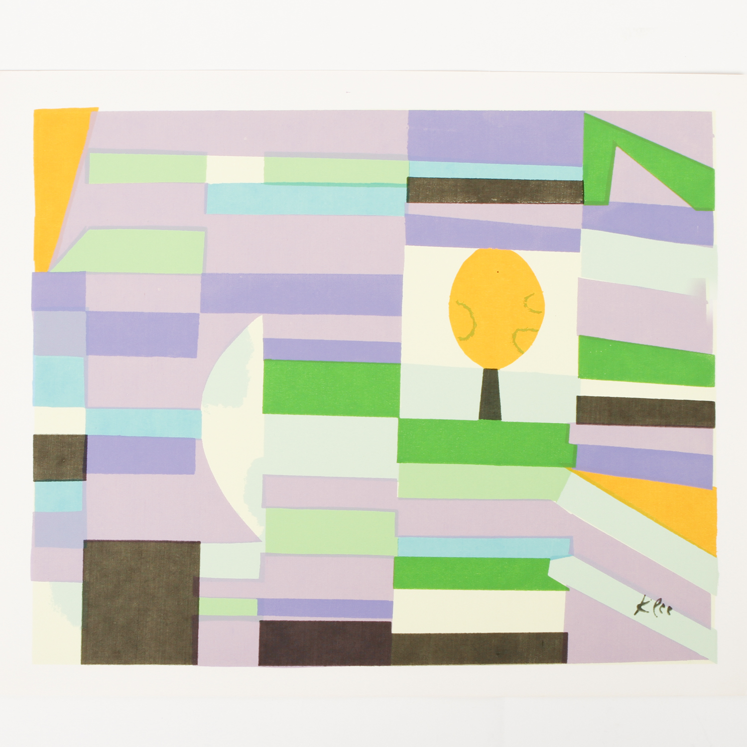 After Paul Klee Serigraph on Paper "Messenger of Autumn"