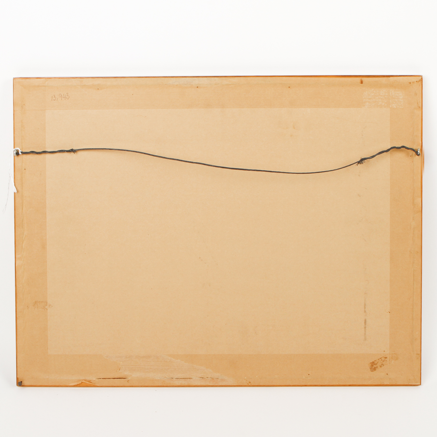 Watercolor and Gouache Painting on Paper of a Quaint English Landscape