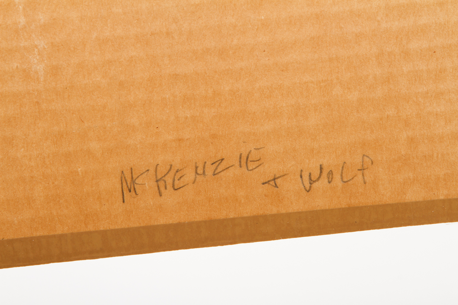 W.E. Rachaelson Mixed Media on Paperboard "Figures on the Shore"