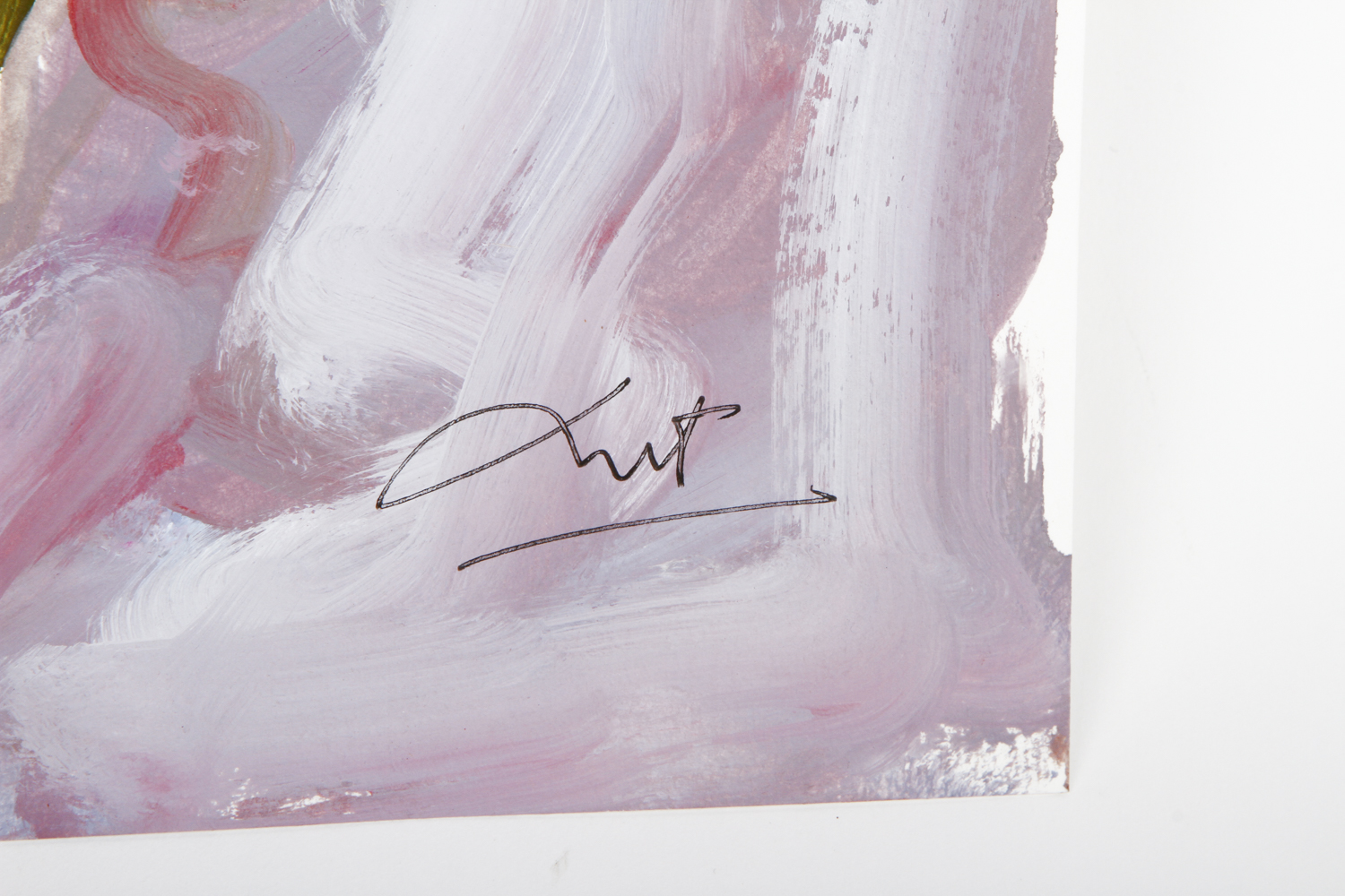 Anthony McNaught Gouache Painting on Paper "Wild Dog Roses VI"