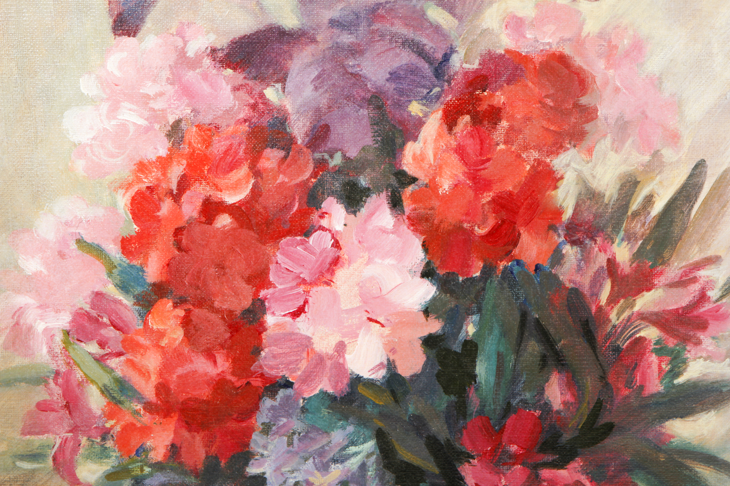 Joni Moore Oil Painting on Canvas Floral Still Life