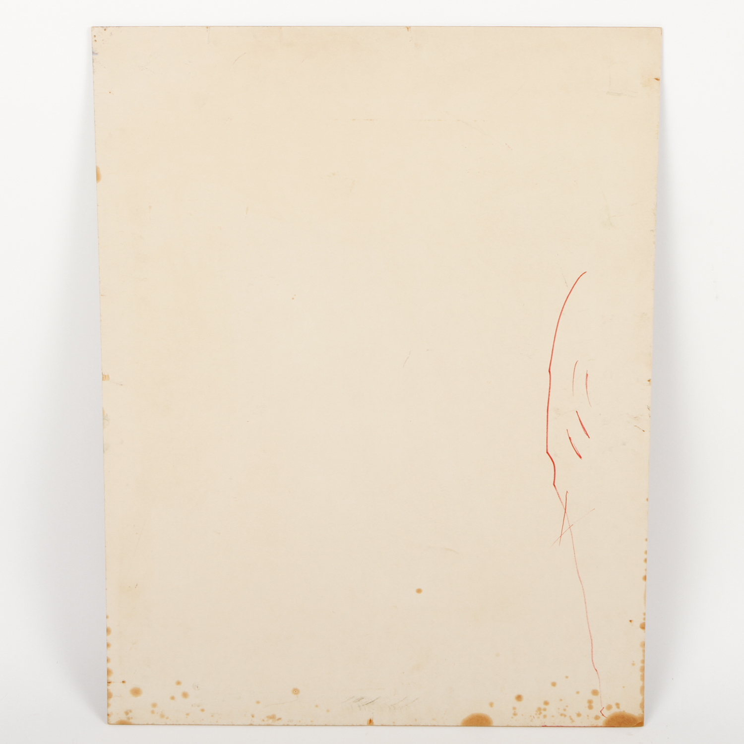 Kelly Oil Pastel and Gouache on Board "Portrait of a Clown"