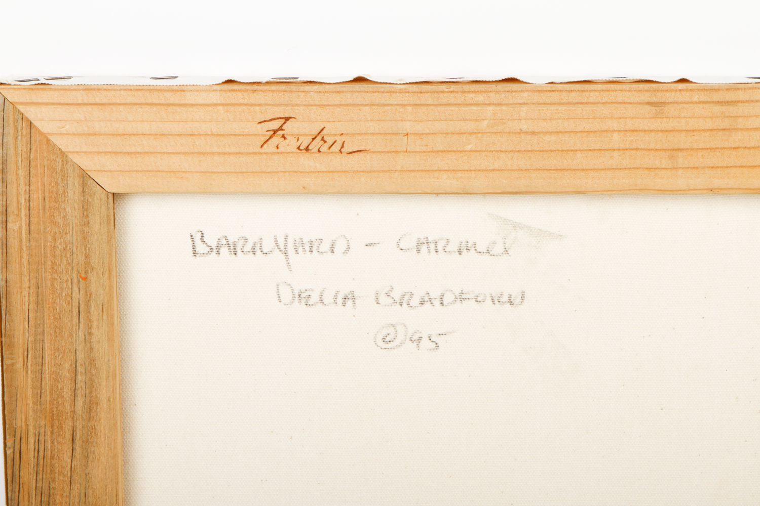 Delia Bradford Oil Painting on Canvas "Barnyard-Carmel"