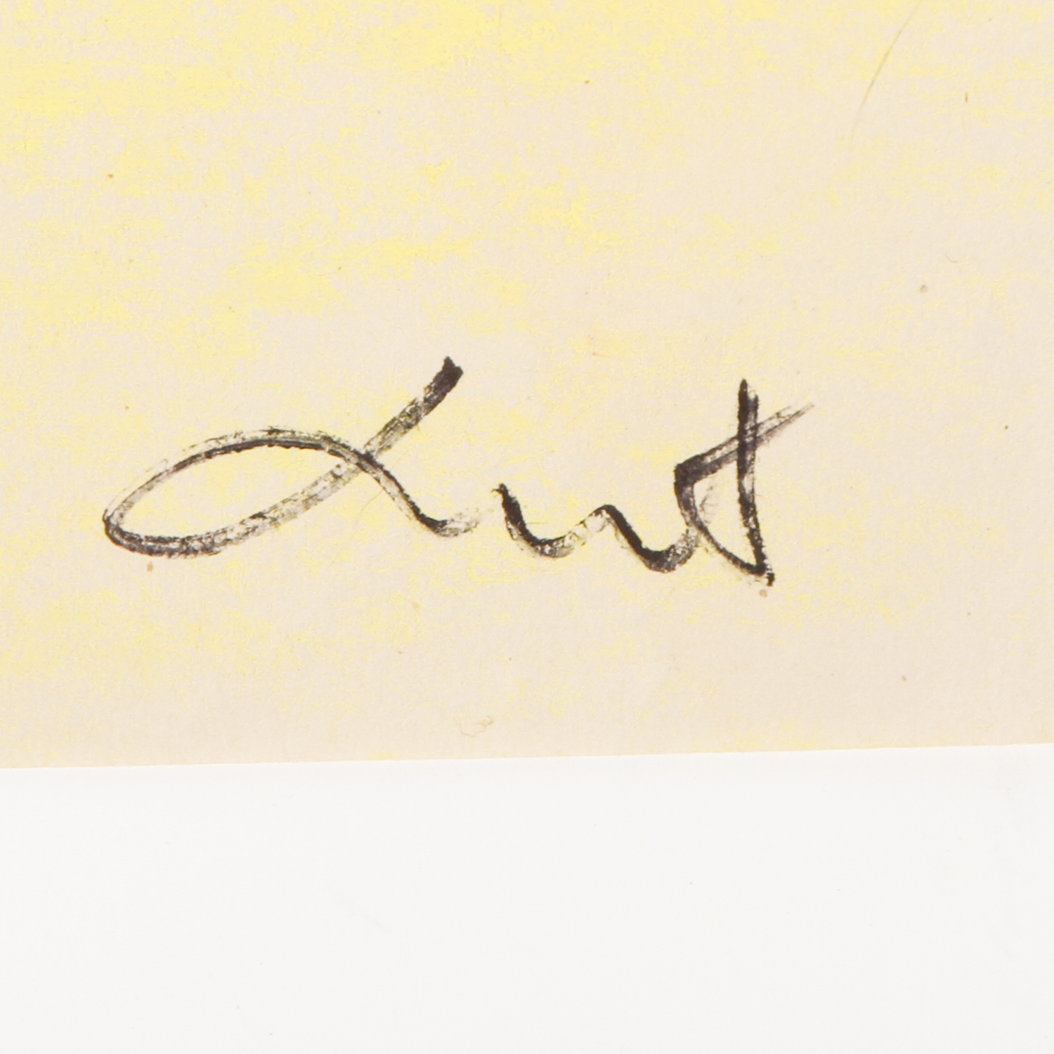 Oil Pastel Drawing on Paper of a Still Life with Lemons