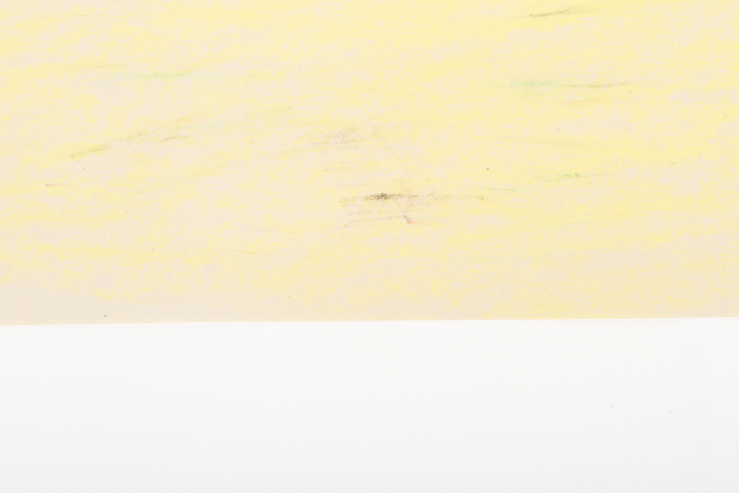 Oil Pastel Drawing on Paper of a Still Life with Lemons