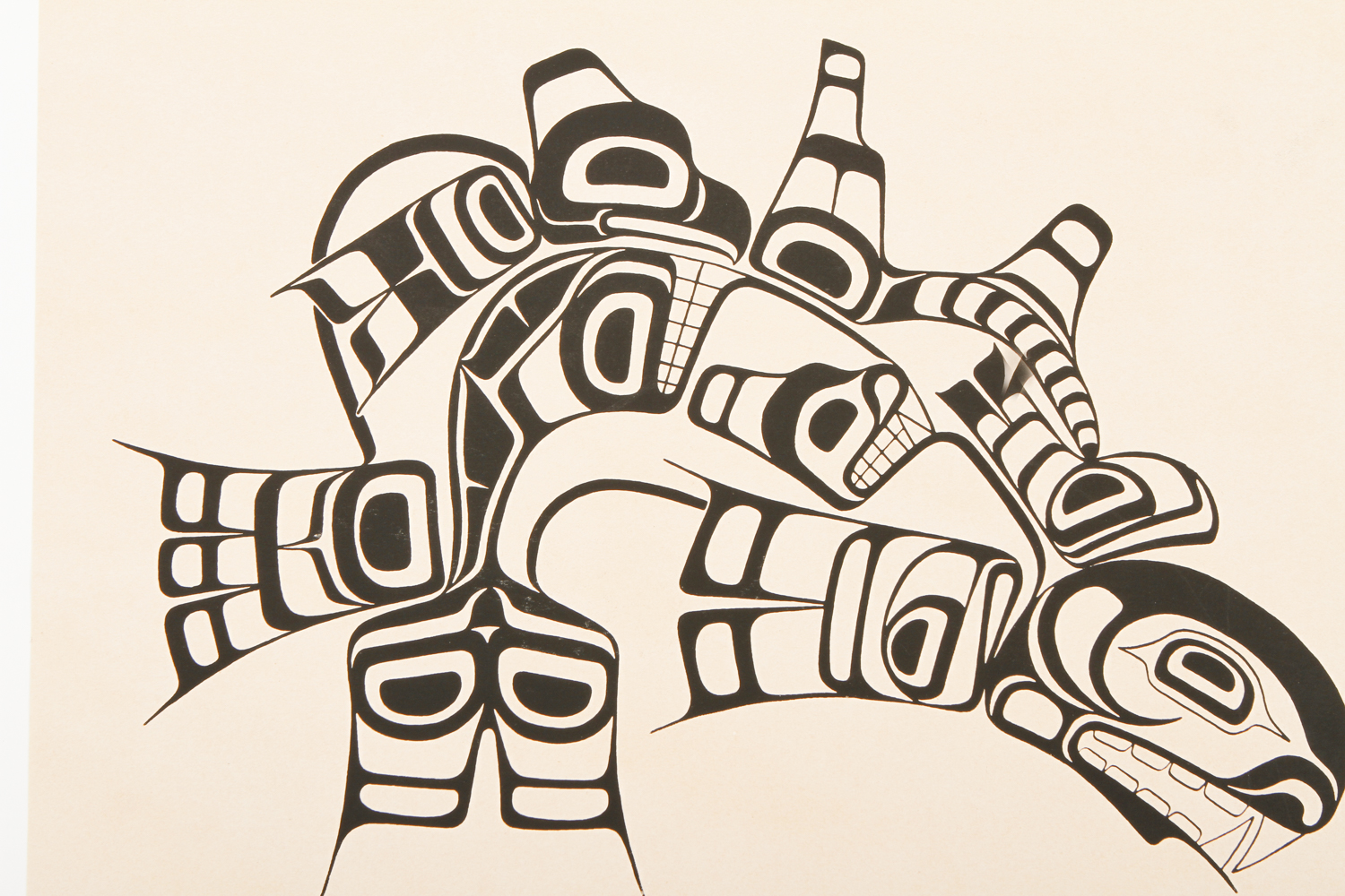 Richard D. Hunt Limited Edition Serigraph "Kwakiutl Killer Whale"