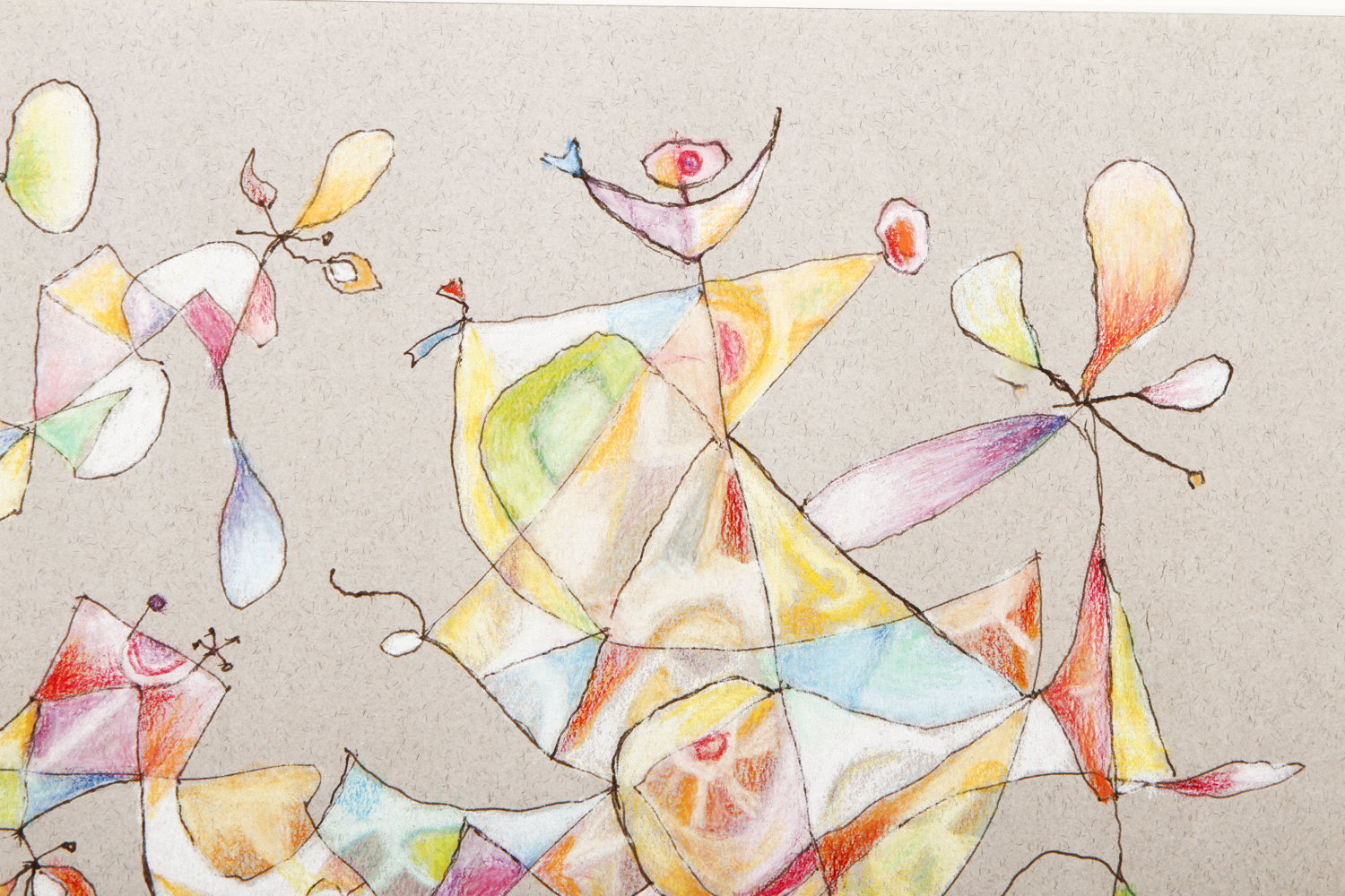 William Cook Pen, Ink, and Color Pencil Drawing on Paper