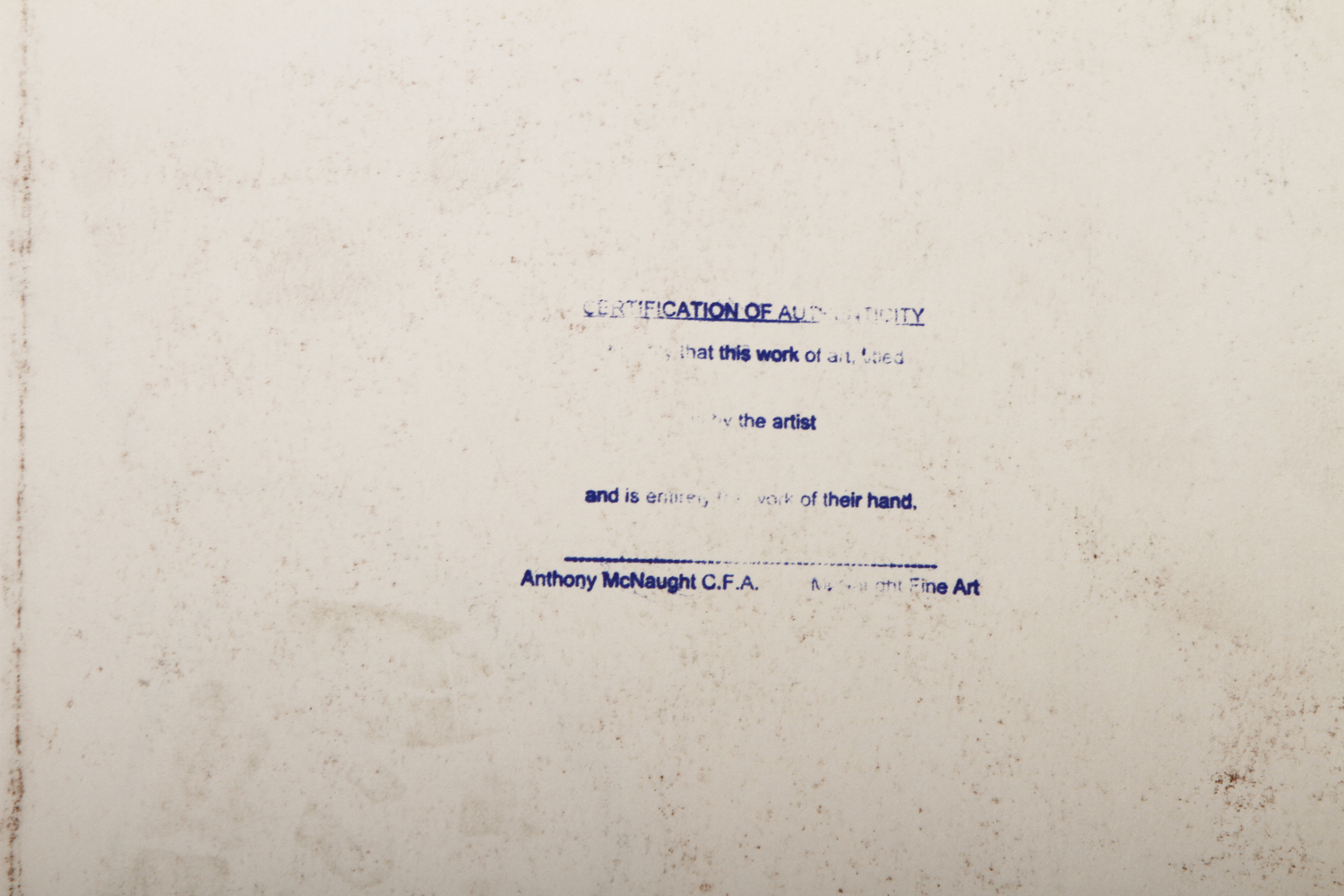 Pen and Ink Drawing on Paper "Reclining Nude" Attributed to Michael Decker