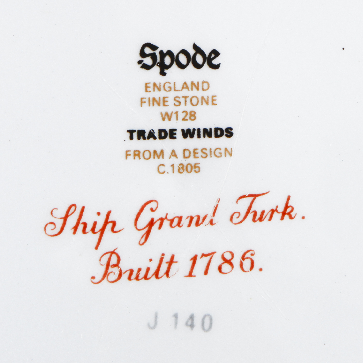 Collection of Spode "Tradewinds" China