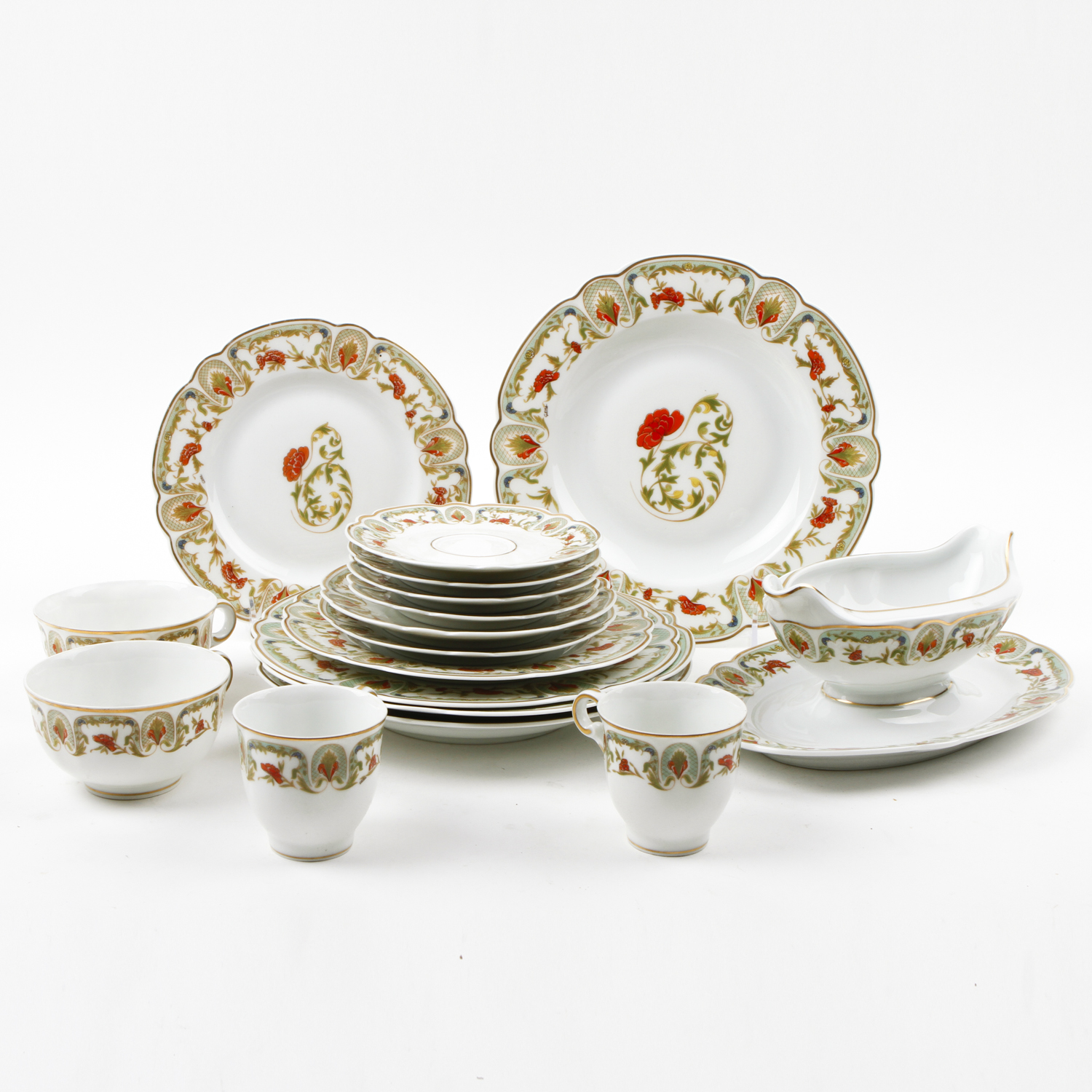 C.H. Field Haviland Limoges Mozart "Chantoung" China