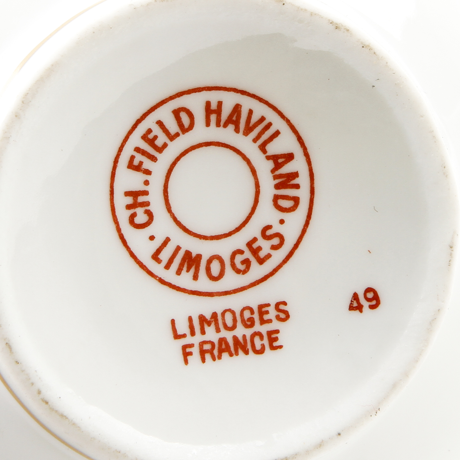 C.H. Field Haviland Limoges Mozart "Chantoung" China