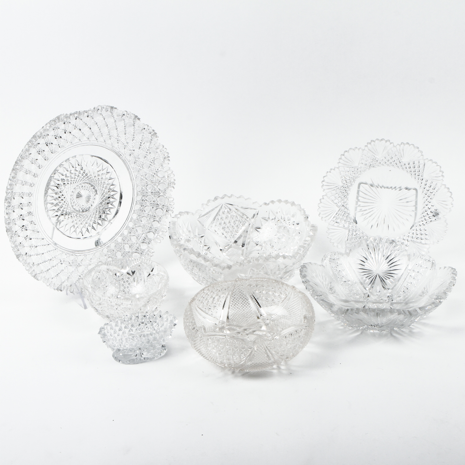 Cut Crystal Serving PIeces