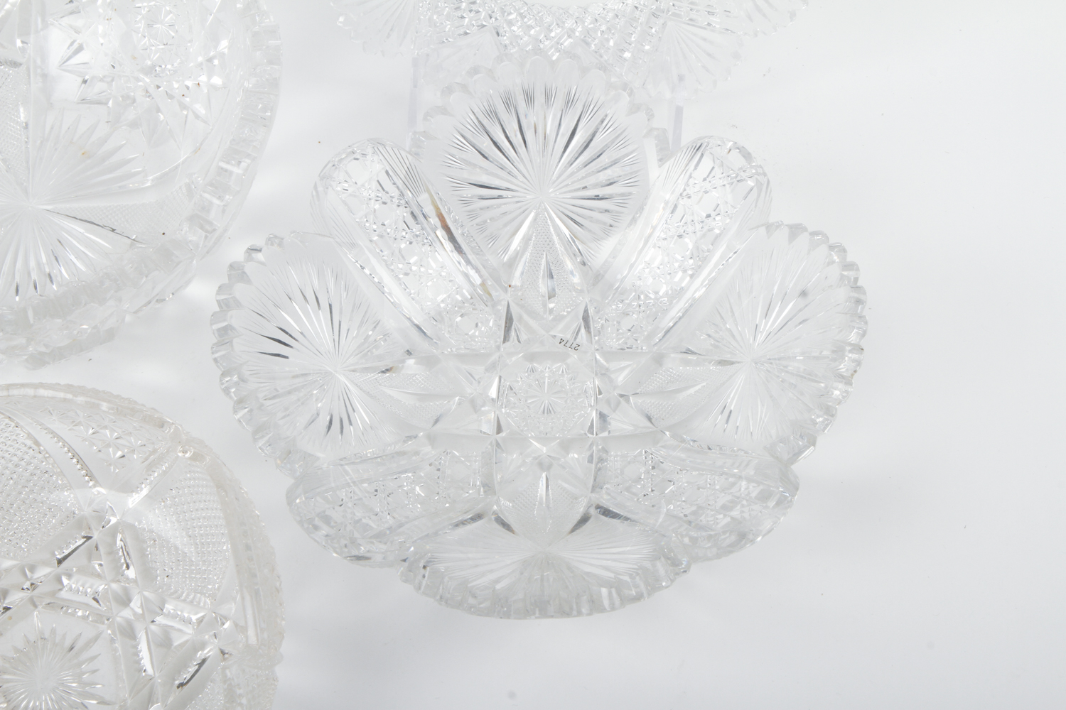 Cut Crystal Serving PIeces