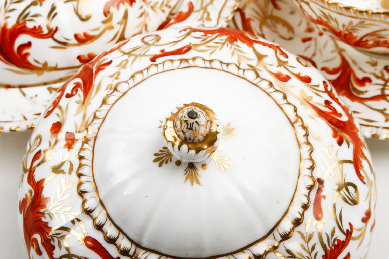 Antique English China with Japonesque Decoration