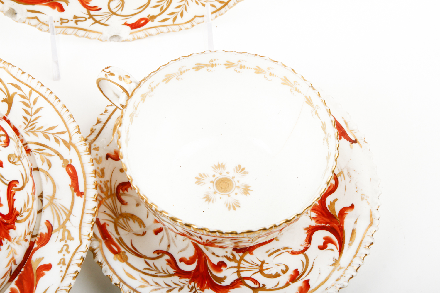 Antique English China with Japonesque Decoration
