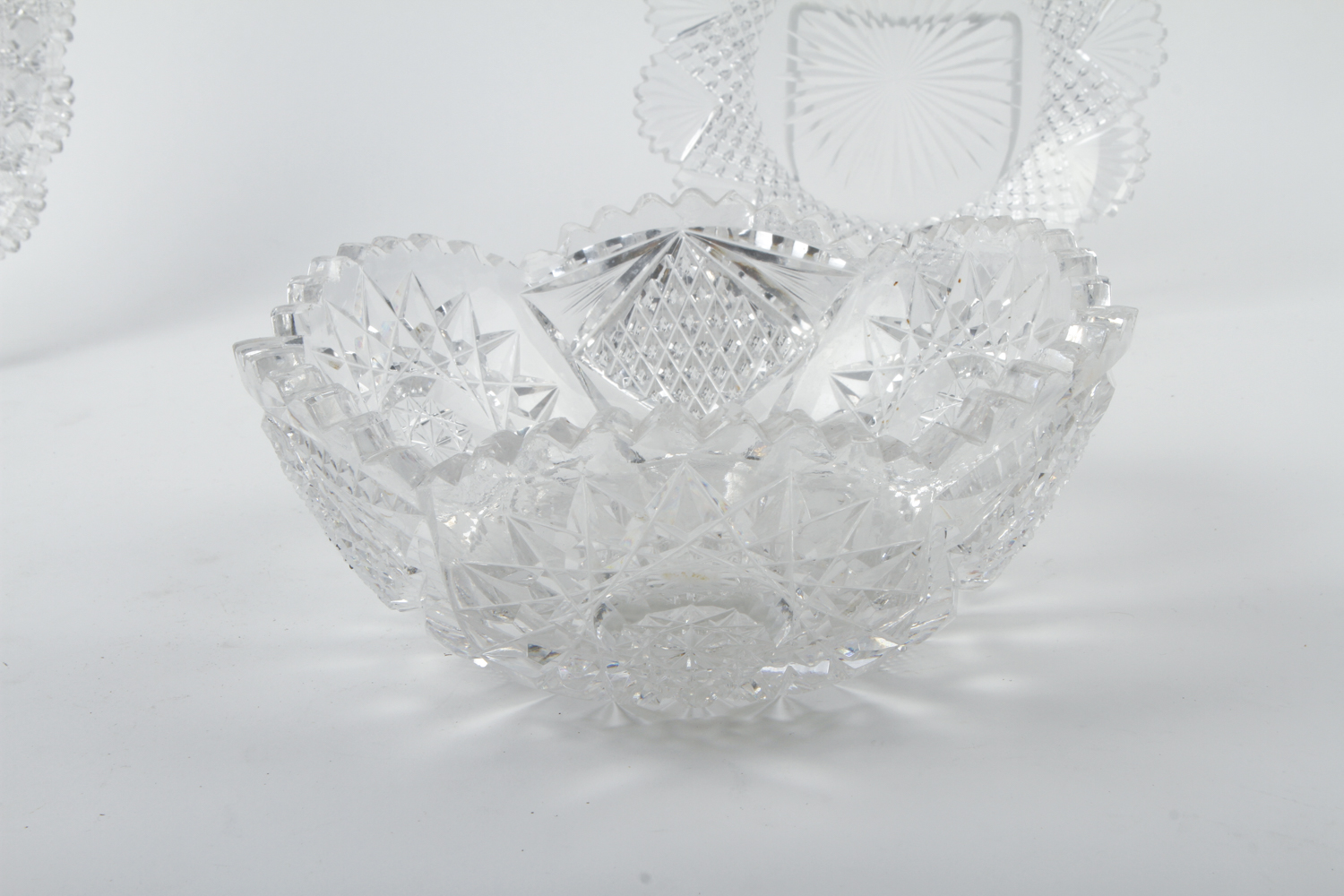 Cut Crystal Serving PIeces