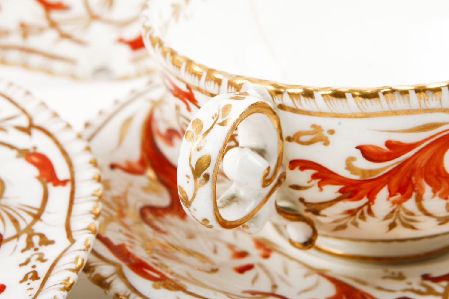 Antique English China with Japonesque Decoration