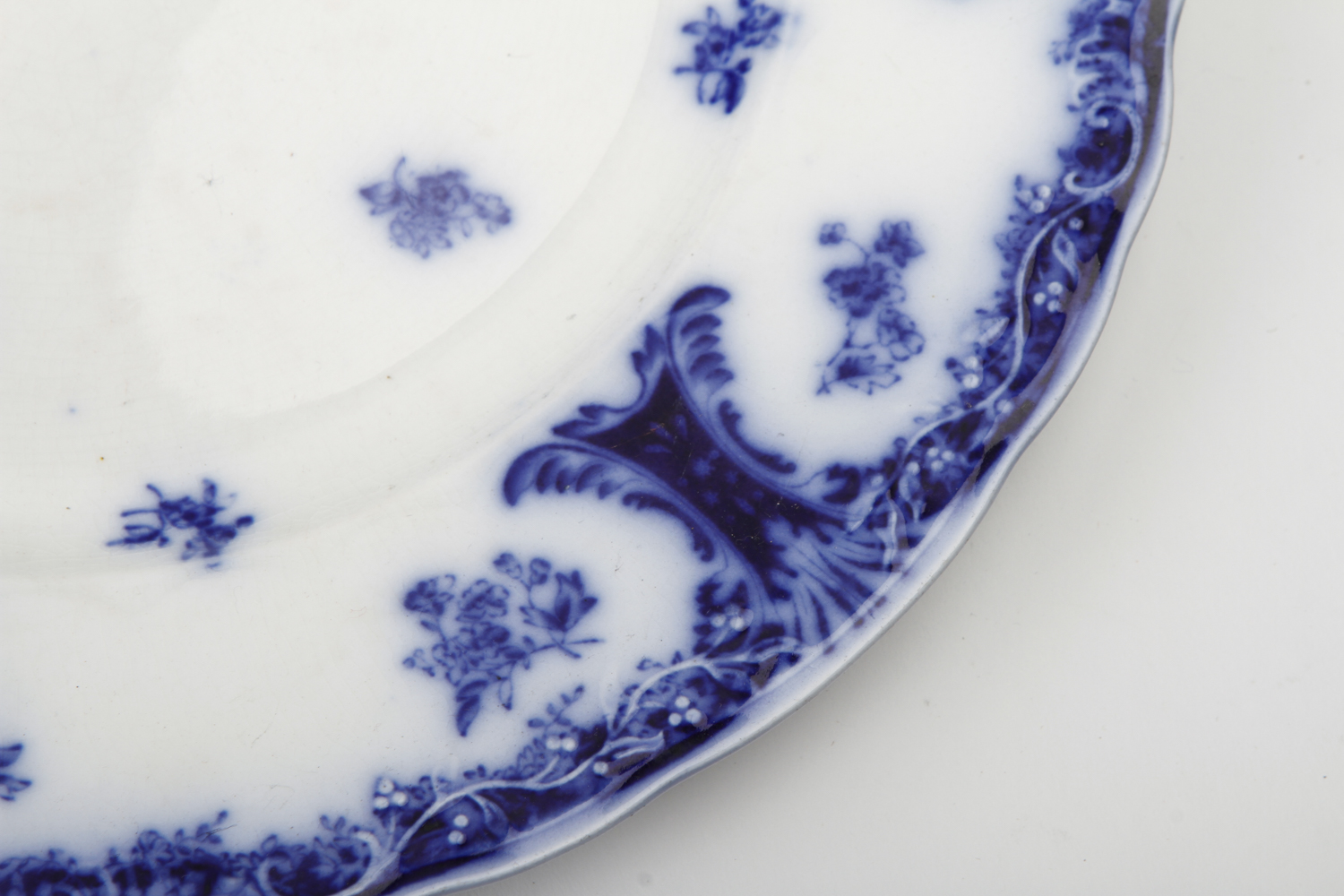 Collection of Flow Blue China Plates
