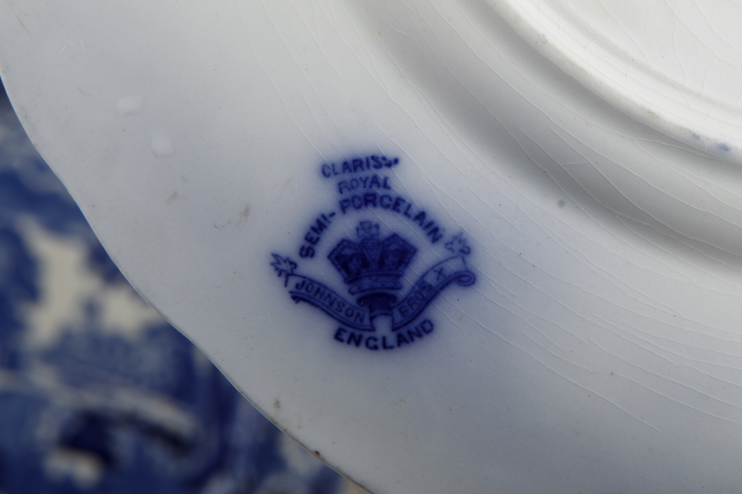 Collection of Flow Blue China Plates