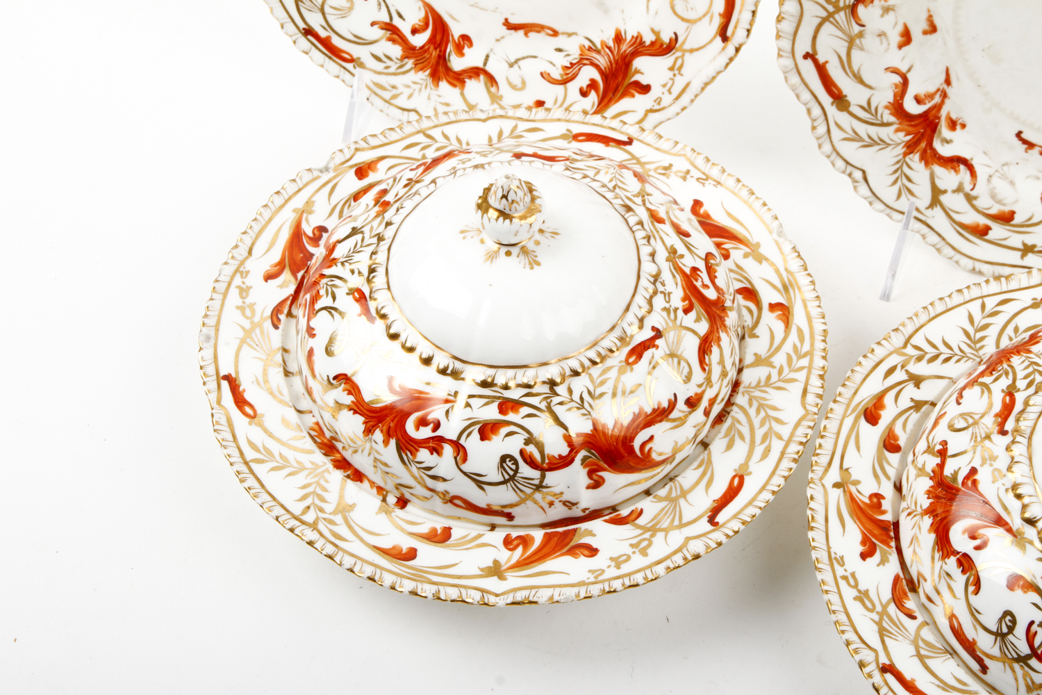 Antique English China with Japonesque Decoration
