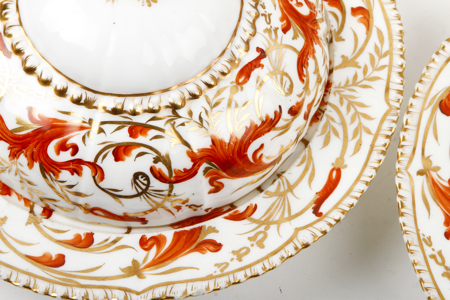 Antique English China with Japonesque Decoration